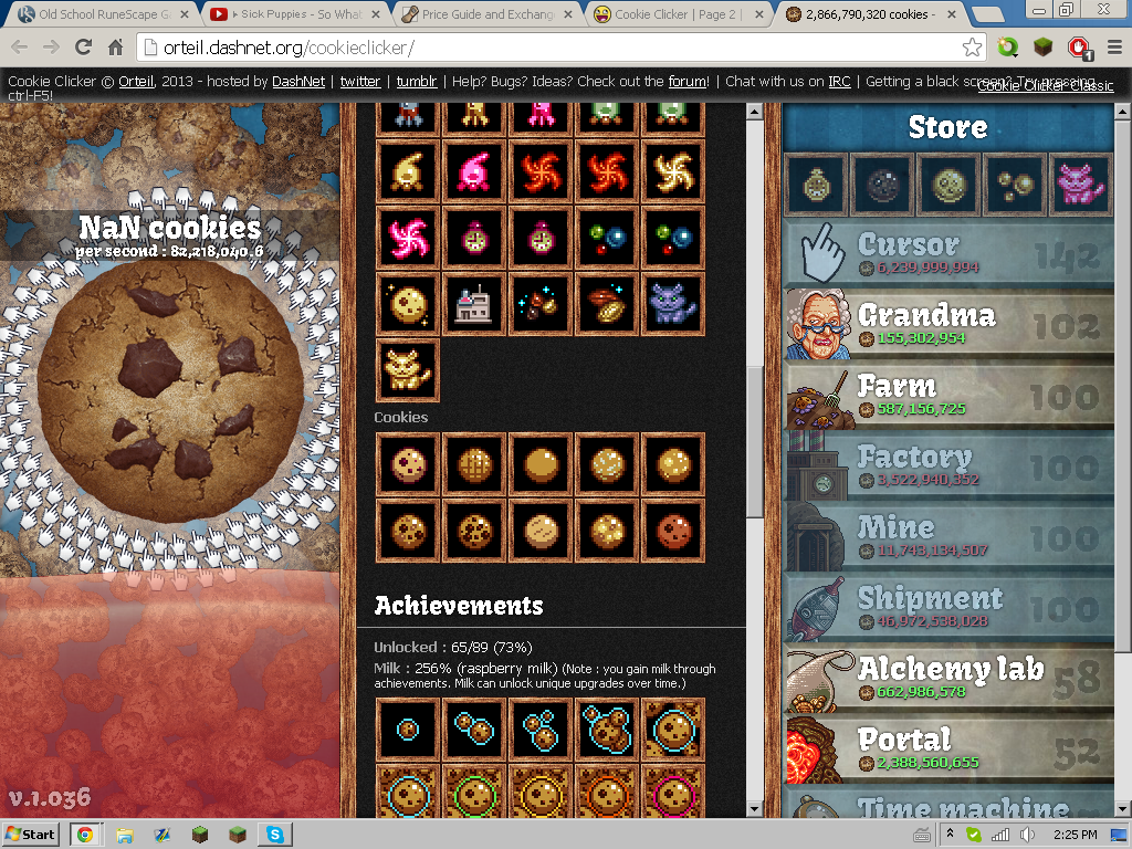 Cheating, Cookie Clicker Wiki