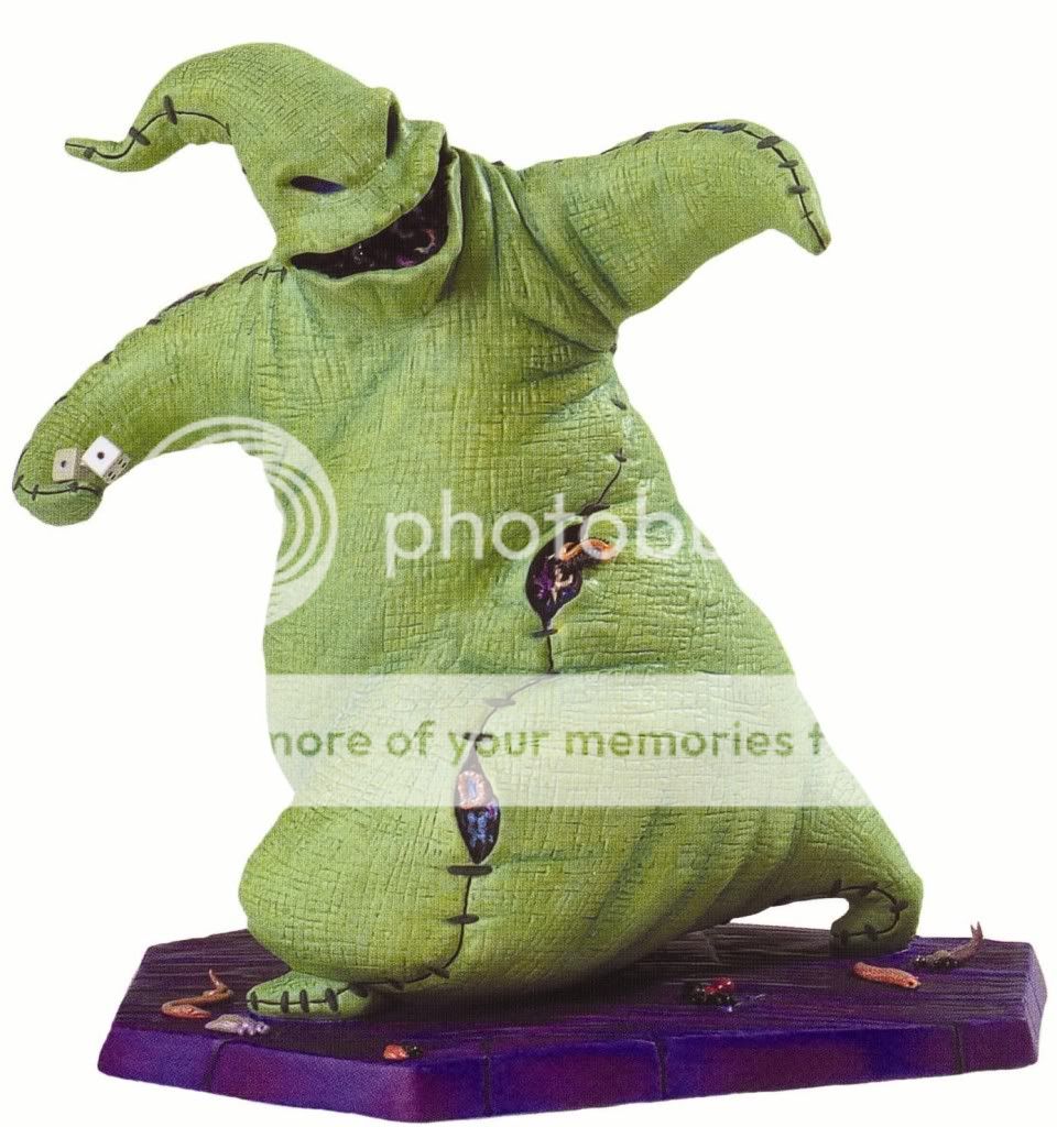 I don't actually know who Oogie Boogie really is, is he a big cushion ...